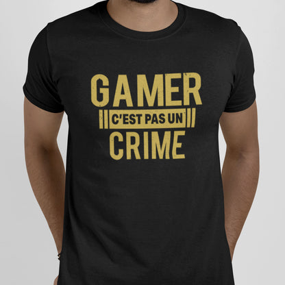 T-shirt - Gamer, c'est pas un crime