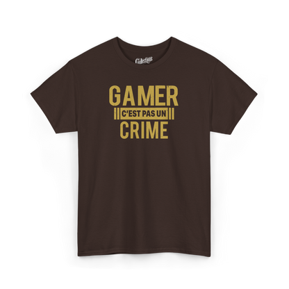 T-shirt - Gamer, c'est pas un crime