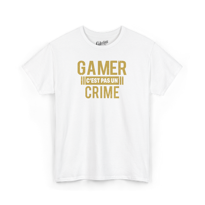T-shirt - Gamer, c'est pas un crime