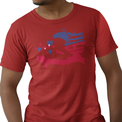 T-shirt – Haïti Map Luv
