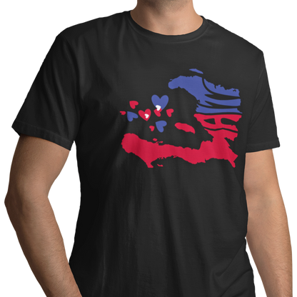 T-shirt – Haïti Map Luv