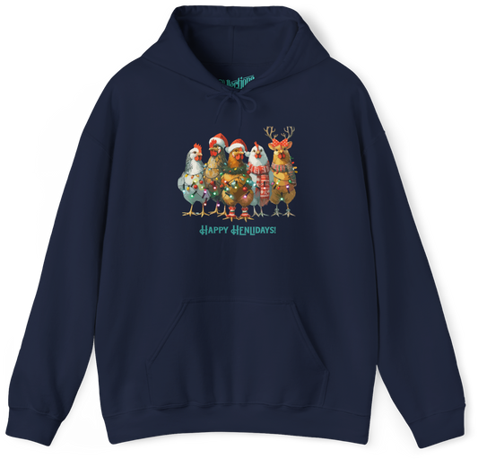 Sweat à capuche - Happy Henlidays