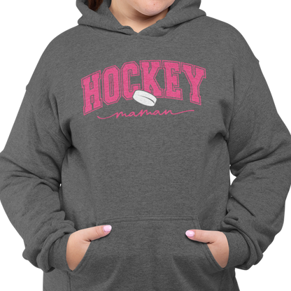 Sweat à capuche - Hockey Maman