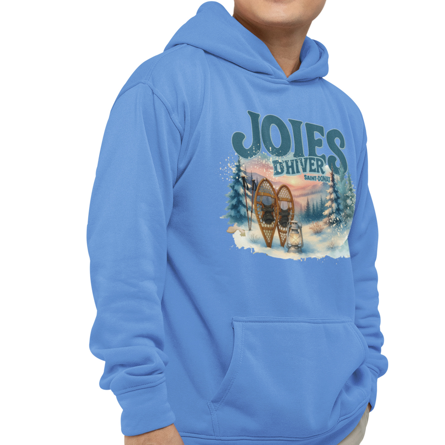 Sweat à capuche - Joies d’hiver