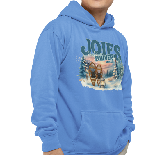Sweat à capuche - Joies d’hiver