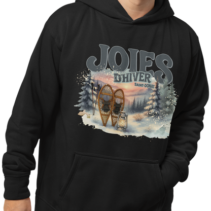 Sweat à capuche - Joies d’hiver