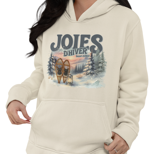 Sweat à capuche - Joies d’hiver
