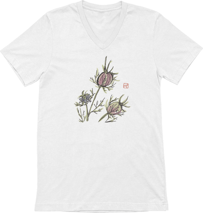 T-shirt - Kyoto - Fleurs Sauvages - Fleurs de pommiers par Kumiko