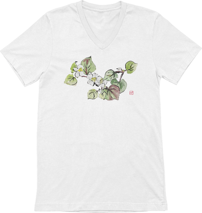 T-shirt - Kyoto - Fleurs Sauvages - Fleurs de pommiers par Kumiko
