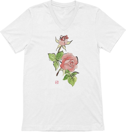 T-shirt - Kyoto - Fleurs Sauvages - Fleurs de pommiers par Kumiko