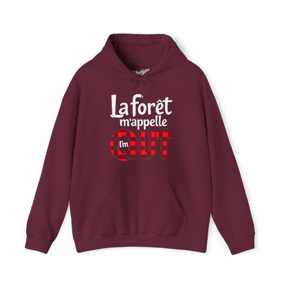 Sweat à capuche - La forêt m’appelle OUT