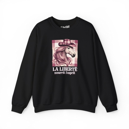 Sweat-shirt – La liberté nourrit l’esprit