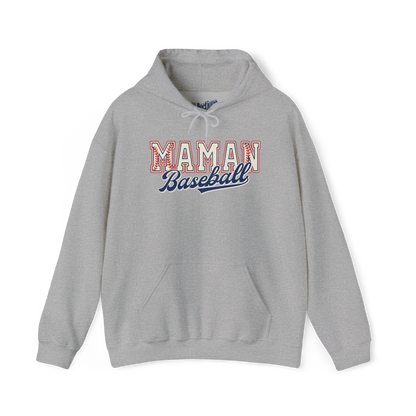 Sweat à capuche - Maman Baseball