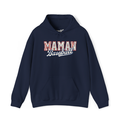 Sweat à capuche - Maman Baseball