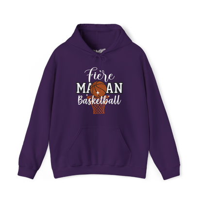 Sweat à capuche - Fière Maman Basketball