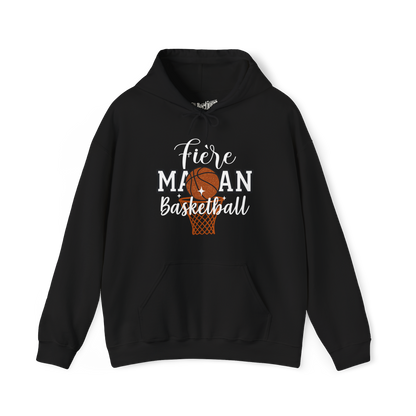 Sweat à capuche - Fière Maman Basketball