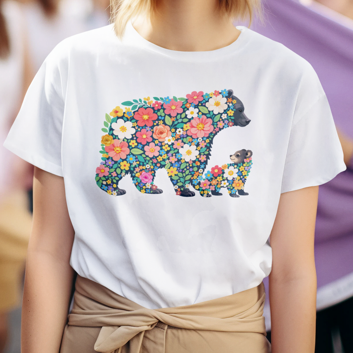 T-shirt - Maman Ourse – Jardin sauvage