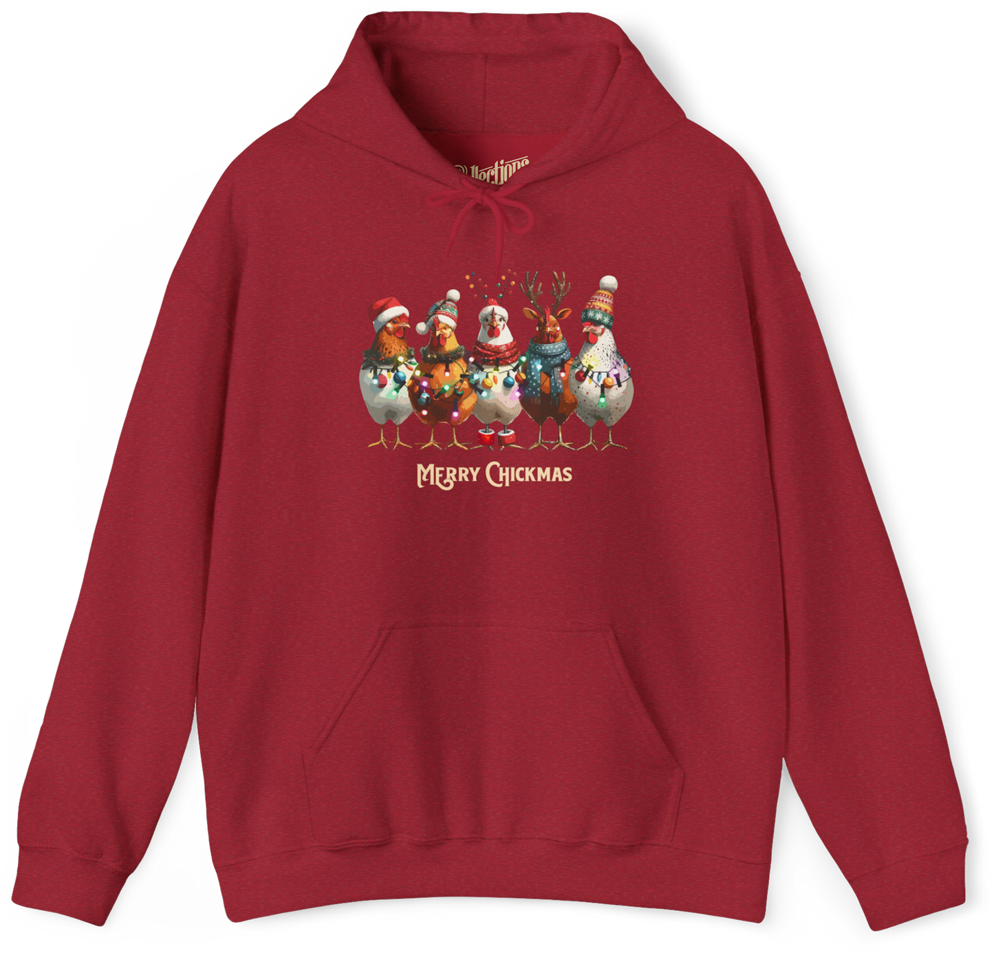 Sweat à capuche - Merry Chickmas