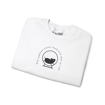Sweat-shirt - Mon hamster court plus vite que le tien