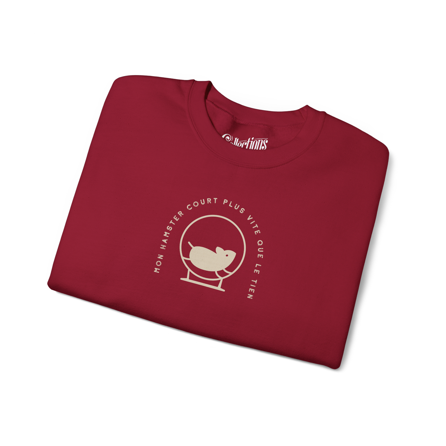 Sweat-shirt - Mon hamster court plus vite que le tien