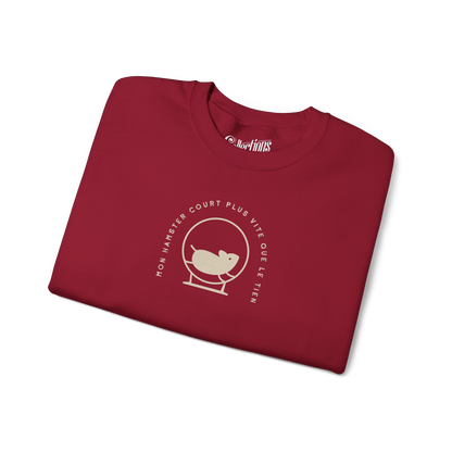 Sweat-shirt - Mon hamster court plus vite que le tien