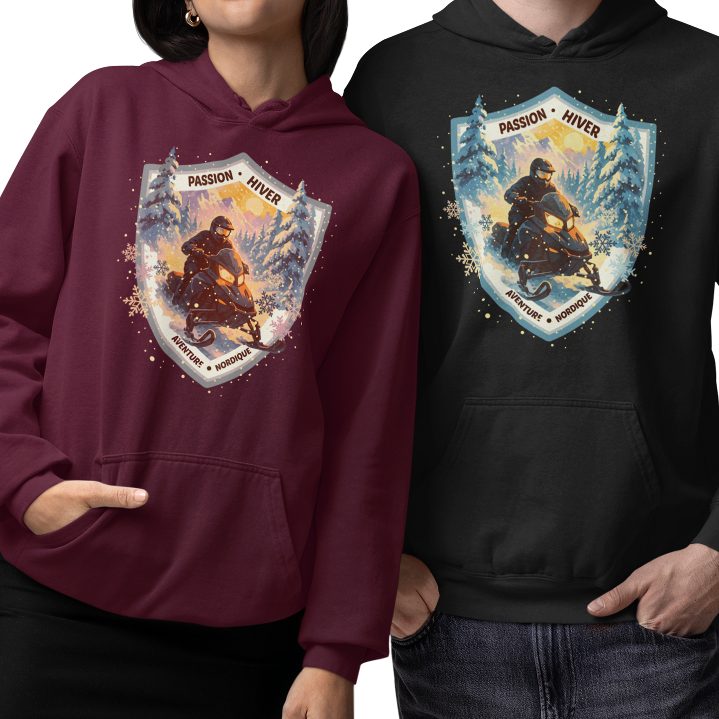 Sweat à capuche - Passion Hiver