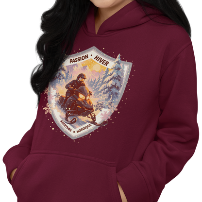 Sweat à capuche - Passion Hiver