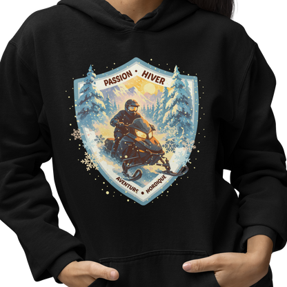 Sweat à capuche - Passion Hiver