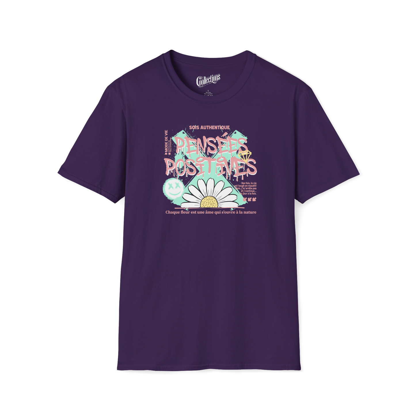 T-Shirt - Pensées positives – Mode de vie