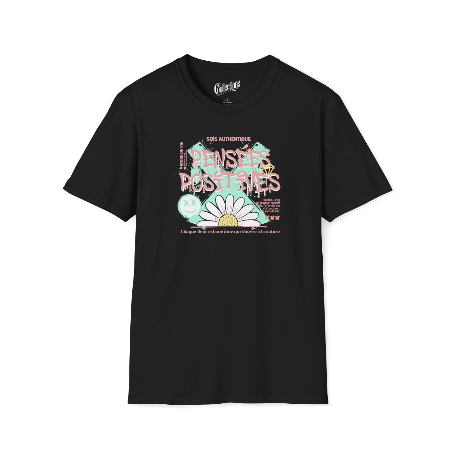 T-Shirt - Pensées positives – Mode de vie