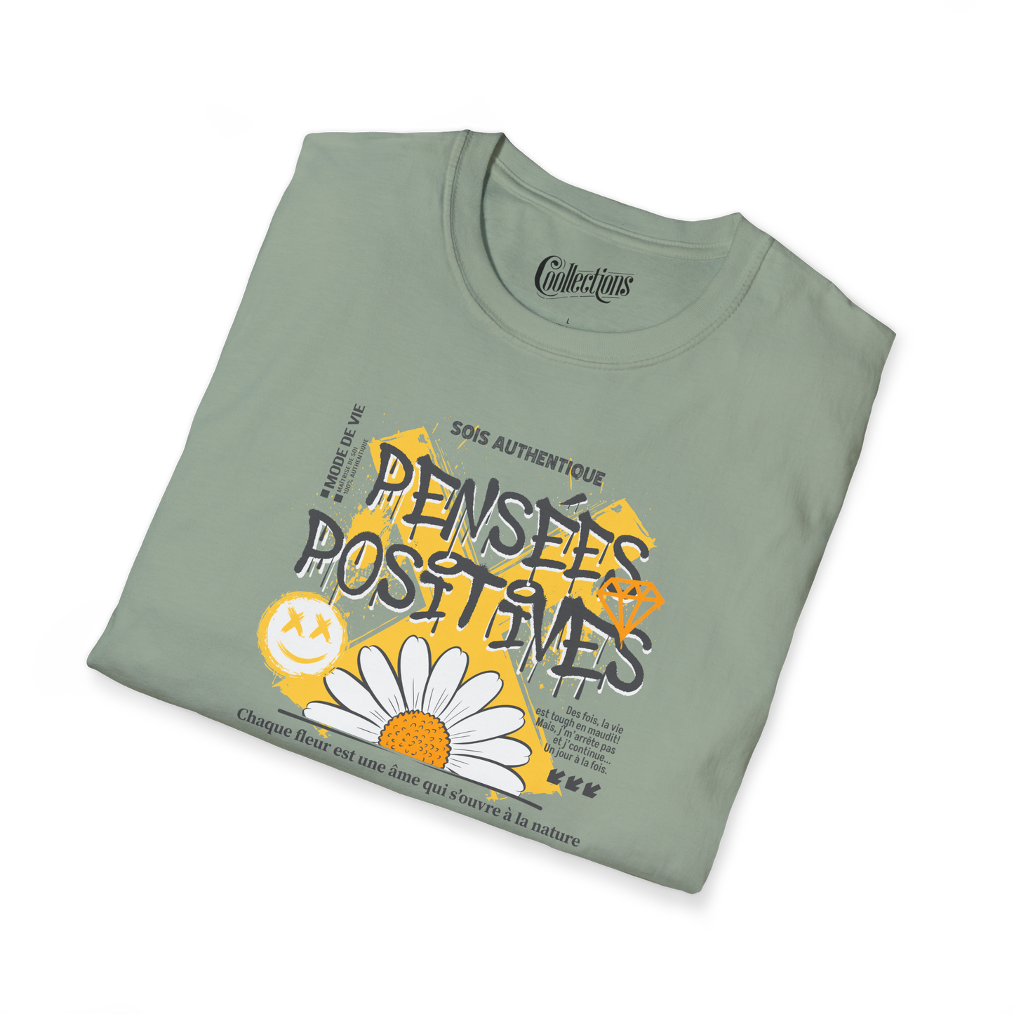 T-Shirt - Pensées positives – Mode de vie