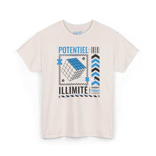 T-shirt - Potentiel illimité - Québec unicité
