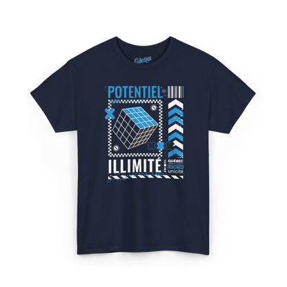 T-shirt - Potentiel illimité - Québec unicité