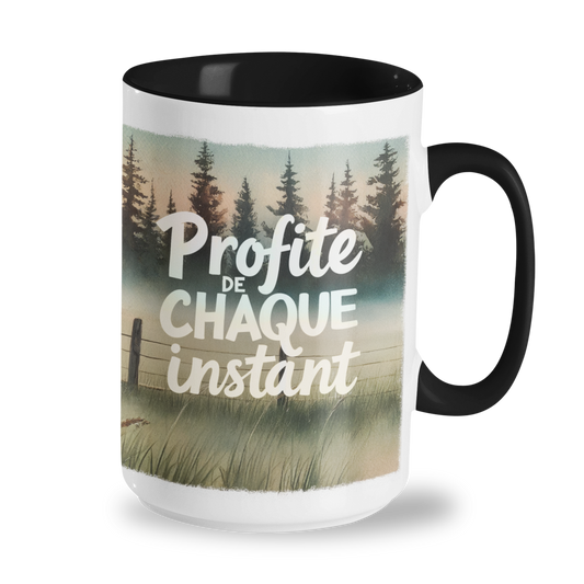 15 oz Mug – Enjoy every moment