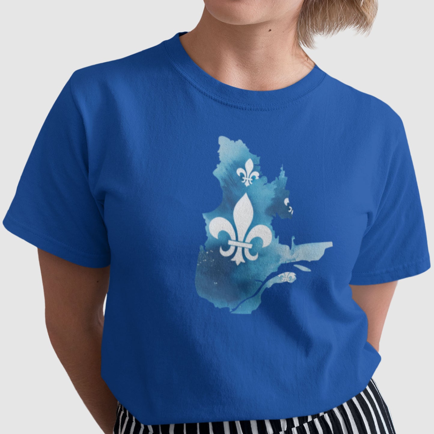 T-shirt - Québec en carte