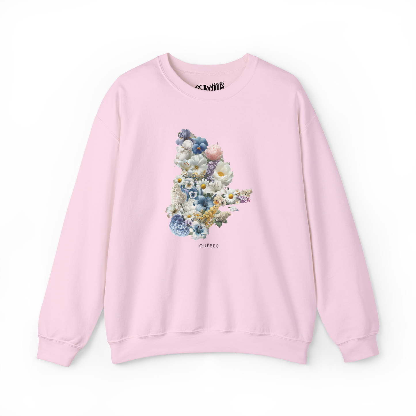 Sweat-shirt - Québec fleuri