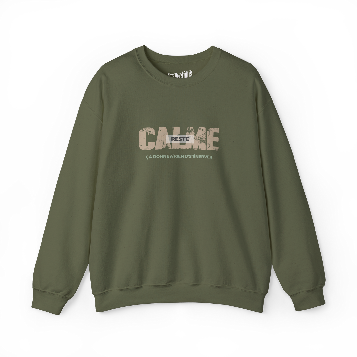 Sweat-shirt – Reste calme