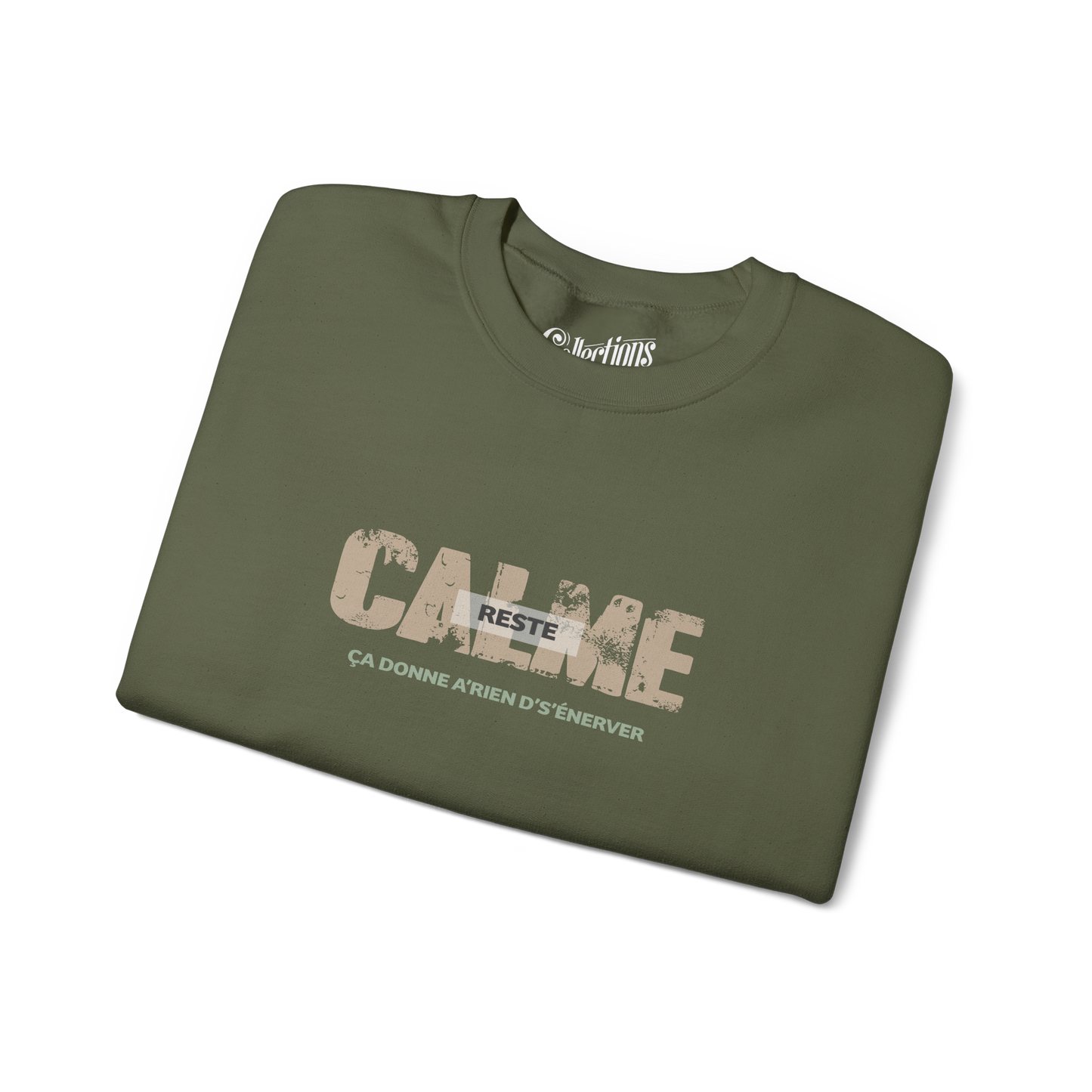 Sweat-shirt – Reste calme