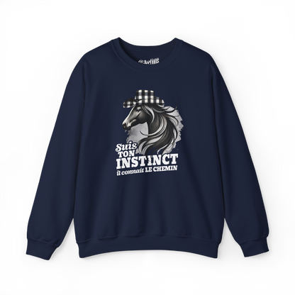Sweat-shirt – Suis ton instinct