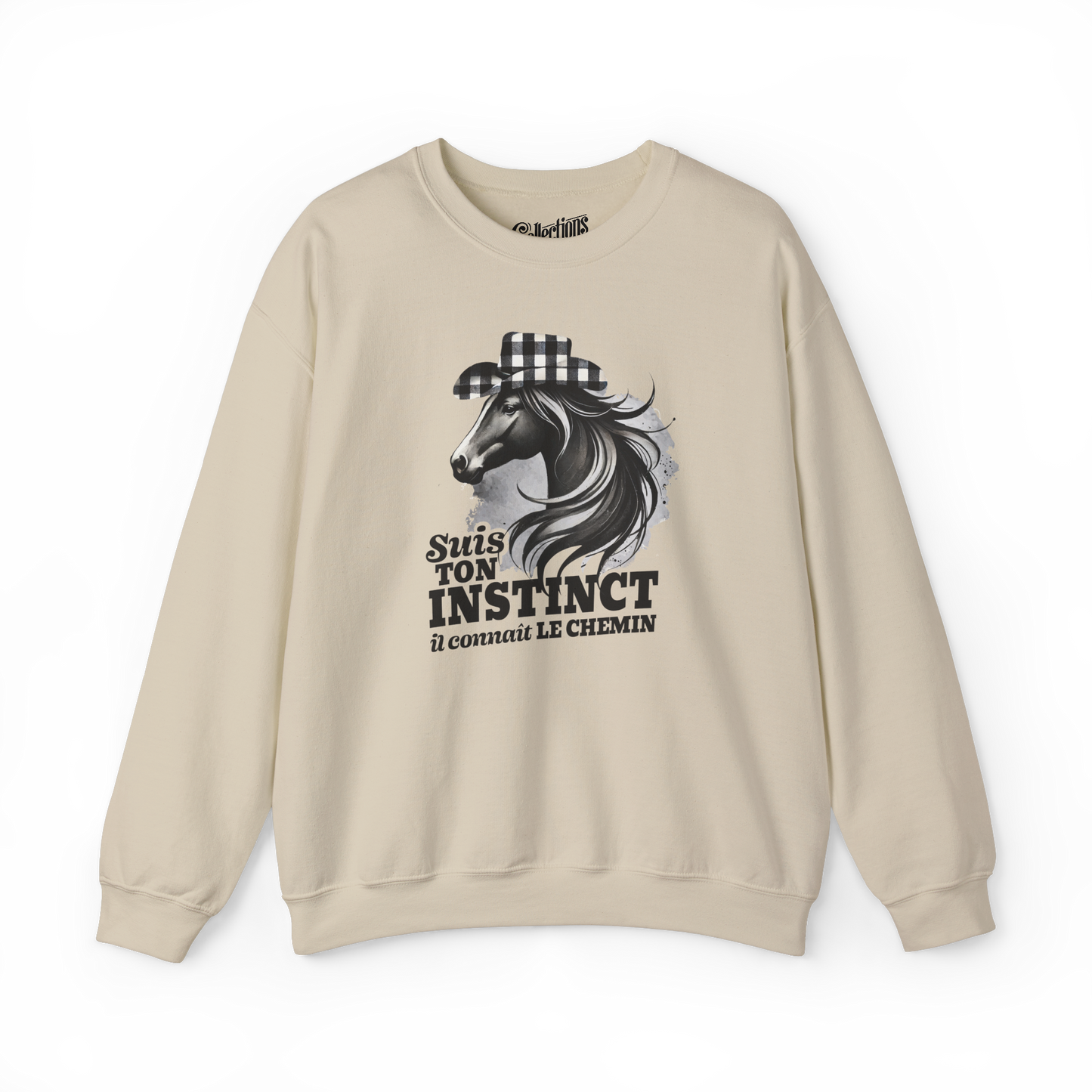 Sweat-shirt – Suis ton instinct