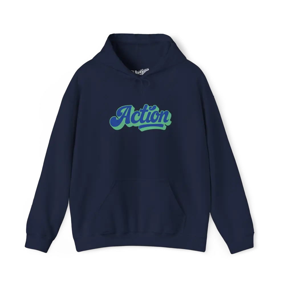 Mot Pour Mot - Sweat à capuche - Sweat à capuche – Action - Marine / S / M