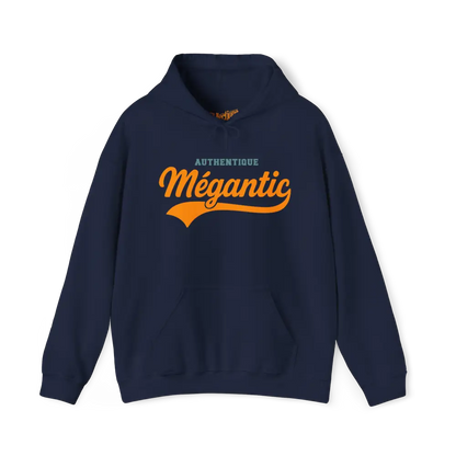 Local D’abord - Sweat à capuche - Sweat à capuche - Authentique Mégantic - Marine / S / M