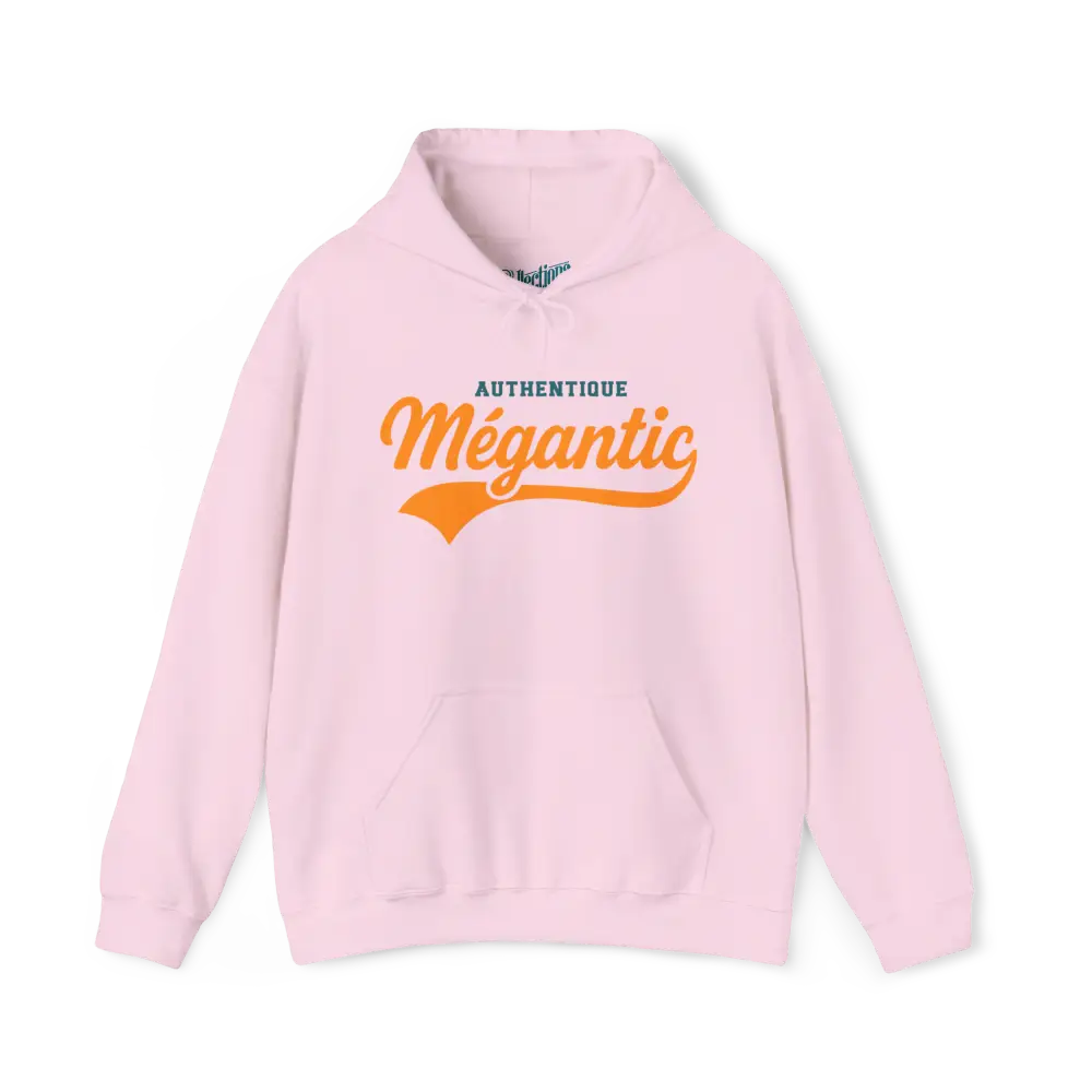 Local D’abord - Sweat à capuche - Sweat à capuche - Authentique Mégantic - Rose clair / S / M