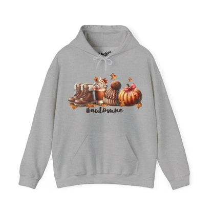 Automne - Sweat à capuche - #automne - Charbon / S / M