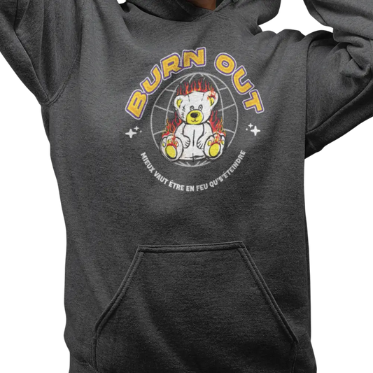 Vie d’Phoqué - Sweat à capuche - Sweat à capuche - Burn Out