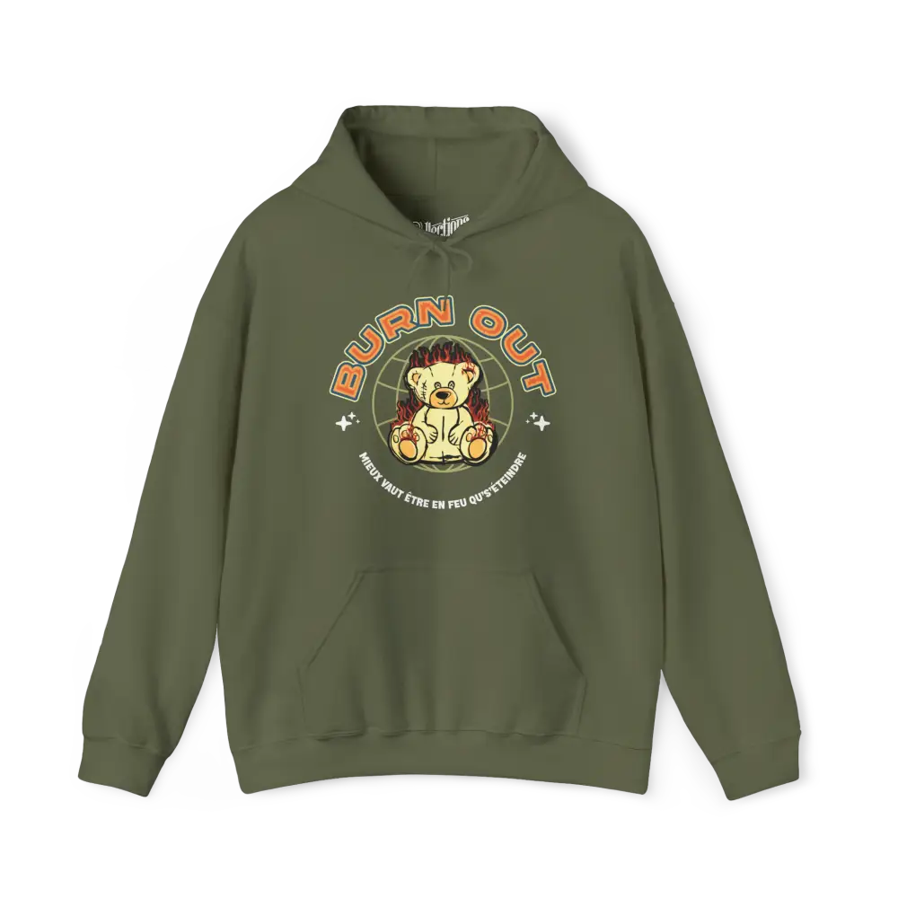 Vie d’Phoqué - Sweat à capuche - Sweat à capuche - Burn Out