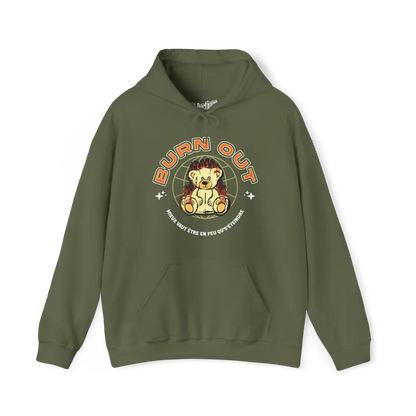 Vie d’Phoqué - Sweat à capuche - Sweat à capuche - Burn Out - Militaire / S / M