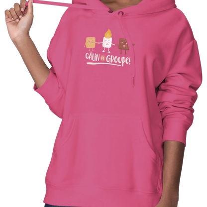 #camping - Sweat à capuche - Sweat à capuche - Câlin de groupe
