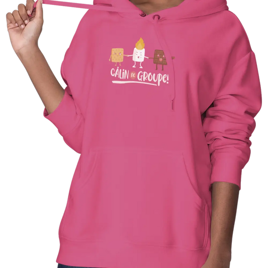 #camping - Sweat à capuche - Sweat à capuche - Câlin de groupe