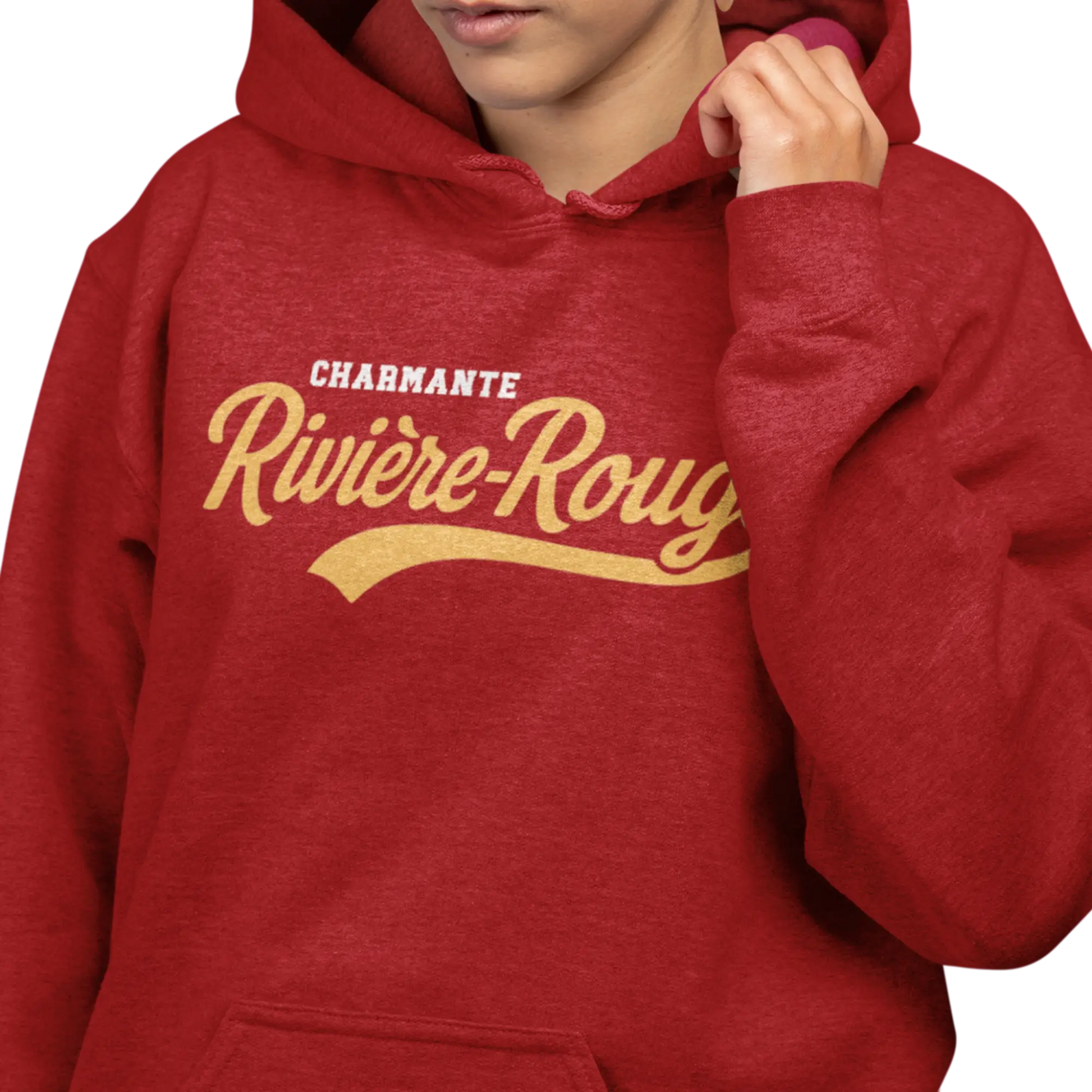 Local D’abord - Sweat à capuche - Sweat à capuche - Charmante Rivière-Rouge